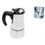 Bialetti Musa Nuova - Caffettiera in Acciaio Inossidabile, Argento, da 6 Tazze