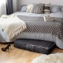 COMPACTOR Custodia salvaspazio extra piatta sottoletto, Antipolvere, Nero, Polipropilene e EVA, 45 x 95 x H. 18 cm, RAN6272
