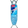 Vileda Smart Plus Asse da Stiro, Regolabile in Altezza, Trasportabile, con Poggiaferro e Presa Elettrica, Blu, Piano Stiro 114 x