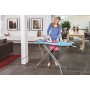 Vileda Smart Plus Asse da Stiro, Regolabile in Altezza, Trasportabile, con Poggiaferro e Presa Elettrica, Blu, Piano Stiro 114 x