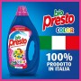 Bio Presto Liquido Color Detersivo Lavatrice per Capi Colorati, 6 x 19 Lavaggi