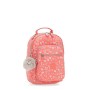 Kipling SEOUL GO S Zainetto per bambini, 35 cm, 14 liters, Multicolore (Hearty Pink Met)