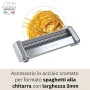 Marcato AC-150-CHI Accessorio per Atlas Spaghetti Chitarra Utensili da Cucina, Acciaio Cromato, Argento