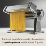 Marcato AC-150-CHI Accessorio per Atlas Spaghetti Chitarra Utensili da Cucina, Acciaio Cromato, Argento