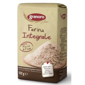 Granoro Farina Integrale 6 Pezzi Da 500 Grammi