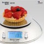 Boston Tech HK101 - Bilancia da Cucina Elettronica in Acciaio Inossidabile con Ciotola Rimovibile, Funzione Tare, Timer Allarme,
