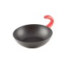 domo enjoy cooking G Zero, Wok Antiaderente Alta in Alluminio, Rivestimento Antigraffio, Cottura a Induzione, Diametro 28 cm