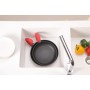 domo enjoy cooking G Zero, Wok Antiaderente Alta in Alluminio, Rivestimento Antigraffio, Cottura a Induzione, Diametro 28 cm
