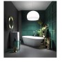 Kartell Small FL/Y Lampada da Soffitto 15 W, Cristallo, 232 x 38 x 28 cm