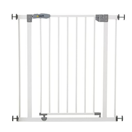 Hauck 597026 Cancello di Sicurezza per Porte Interne - Open'n Stop, 75 - 80 cm, Bianco
