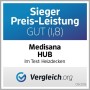 Medisana HUB Coprimaterasso Termico, 150 x 80 cm con 2 Livelli di Temperatura, Lavabile