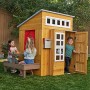 Kidkraft 182 - Moderna Casetta Giocattolo da Esterni, in Legno, per Il Giardino, Include Cucinino e Accessori, per Bambini