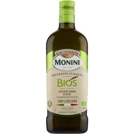 Monini Olio Extra Vergine Oliva Bios Selezione Italiana, 750ml