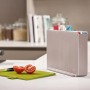 Joseph Joseph 60132 Index - Tagliere antiscivolo con custodia, Senza BPA, Grafite, Set di 4