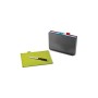 Joseph Joseph 60132 Index - Tagliere antiscivolo con custodia, Senza BPA, Grafite, Set di 4