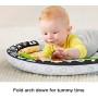 Fisher-Price Palestrina Pieghevole degli Animali con Arco in Bianco e Nero per Stimolare la Vista, con Soffice Tappetino e Gioch