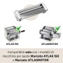 Marcato AC-150-CHI Accessorio per Atlas Spaghetti Chitarra Utensili da Cucina, Acciaio Cromato, Argento