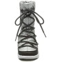 Moon-boot JR G.Quilted WP, Snow Boot Donna, Silver/Black, 37 EU