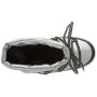 Moon-boot JR G.Quilted WP, Snow Boot Donna, Silver/Black, 37 EU