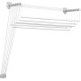 Vileda Stendibiancheria da soffitto Highline 140, con 6 Raggi (8,5 m)