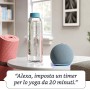 Nuovo Echo Dot (4ª generazione) - Bianco ghiaccio + Amazon Smart Plug (presa intelligente con connettività Wi-Fi), compatibile