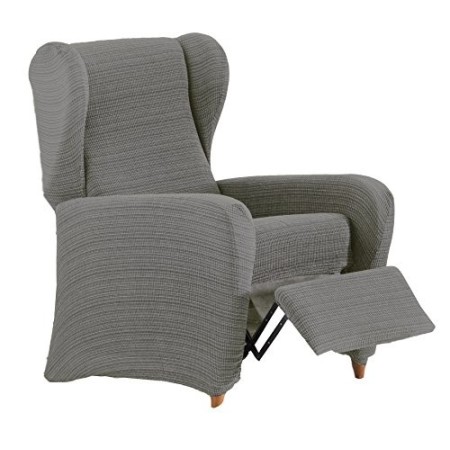 Eysa Aquiles Copripoltrona Elastico Relax, Poliestere-Cotone, Grigio, 37x29x5 cm