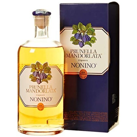 Distillerie Nonino, Prunella Mandorlata Liquore leggero e delicato - bottiglia in vetro da 700 ml