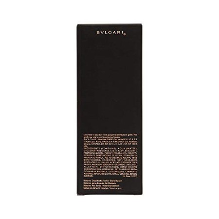 Bvlgari Man in Black Dopo Barba Balm, Uomo, 100 ml