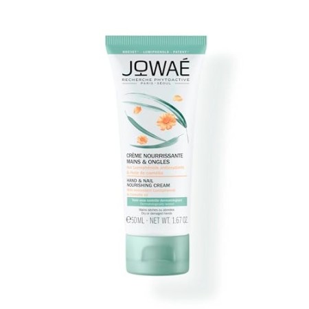 JOWAÉ Crema Nutriente Mani e Unghie con Olio di Camelia, per Mani Secche o Screpolate, anche Sensibili, Formato da 50 ml