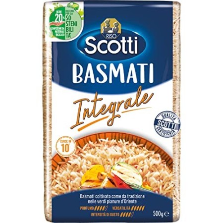 Riso Scotti Riso Basmati Integrale Pronto in 10', 500g
