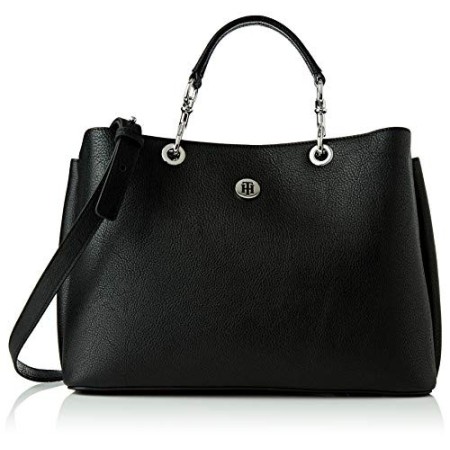 Tommy Hilfiger, TH CORE SATCHEL Donna, Nero, OS