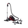 Hoover RC81 RC25 Traino senza Sacco Reactiv, Contenitore di 2 litri, 800 watt, Rosso