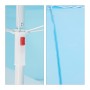 Relaxdays, Blu Tenda-Ombrellone da Spiaggia, 2 in 1 Protezione dal Sole per Vacanze al Mare, con Custodia, HD 210x180 cm