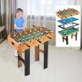 BAKAJI Tavolo Multigioco 4in1 in Legno con Giochi Intercambiabili Sportivi Multigiocatore Calcio Balilla Biliardo Ping Pong Air 