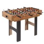 BAKAJI Tavolo Multigioco 4in1 in Legno con Giochi Intercambiabili Sportivi Multigiocatore Calcio Balilla Biliardo Ping Pong Air 