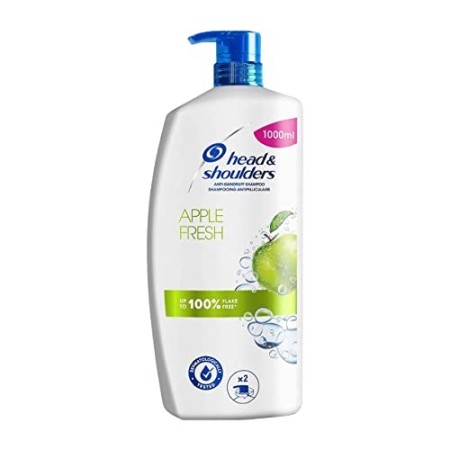 Head & Shoulders Apple Fresh Antiforfora Shampoo, Maxi Formato da 1000 ml
