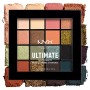 NYX PROFESSIONAL MAKEUP Palette Ombretti Ultimate, Pigmenti pressati, Formula Vegana, 16 tonalità, Effetto opaco, satinato, met