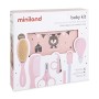 89125 Miniland Baby Kit per la Cura del Bebè, da Casa e Viaggio, con Contagocce Aspiramuco, Pettine, Spazzola naturale, Forbici