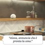 Nuovo Echo Dot (4ª generazione) - Altoparlante intelligente con orologio e Alexa - Bianco ghiaccio