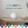 Nuovo Echo Dot (4ª generazione) - Altoparlante intelligente con orologio e Alexa - Bianco ghiaccio