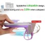 DEHUB Tazza da caffè Portatile, Tazza da Viaggio Pieghevole in Silicone, FDA e BPA Senza Coppa da Viaggio Leggera,270ML Tazze d