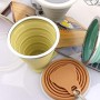 DEHUB Tazza da caffè Portatile, Tazza da Viaggio Pieghevole in Silicone, FDA e BPA Senza Coppa da Viaggio Leggera,270ML Tazze d