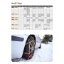 Bottari 68004: Catene neve "Master" 16 mm, Taglia 230, Speciale per furgoni, fuoristrada, veicoli commerciali e 4x4, Omologate T
