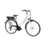 F.lli Schiano E- Ride, Bicicletta elettrica Women's, Bianca, 28''