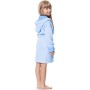 Ladeheid Accappatoio Bambina e Bambino in Spugna di Cotone LA40-103(Blu Chiaro/Blu (P14/M9), 98-104)