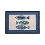 Excelsa Ocean Zerbino Ingresso, Fibra di Cocco, Blu, 40 x 60 cm