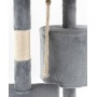 dibea Tiragraffi per gatto albero tiragraffi gatto gioco giocattolo gatti Altezza 112 cm Grigio chiaro