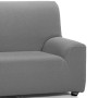Martina Home Tunez, Copridivano elastico, Tela (50% poliestere, 45% cotone, 5% elastan), Grigio, 3 Posti (180-240 cm larghezza)