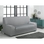 Martina Home Tunez, Copridivano elastico, Tela (50% poliestere, 45% cotone, 5% elastan), Grigio, 3 Posti (180-240 cm larghezza)