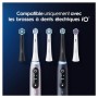 Oral-B iO Ultimate Clean Testine Di Ricambio per Spazzolino Elettrico Nere, Confezione da 2 Pezzi